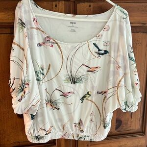 Anthropologie, soft cotton lined top